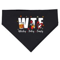 Funny Whiskey Turkey Family Bourbon Lovers Thanksgiving USA-Made Doggie Bandana