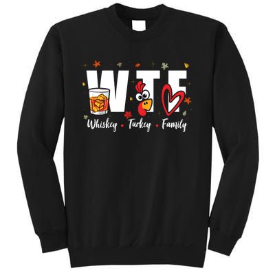 Funny Whiskey Turkey Family Bourbon Lovers Thanksgiving Sweatshirt