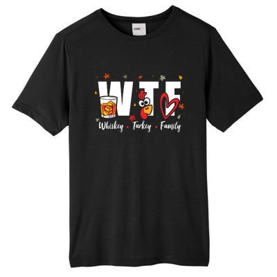 Funny Whiskey Turkey Family Bourbon Lovers Thanksgiving Tall Fusion ChromaSoft Performance T-Shirt