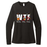 Funny Whiskey Turkey Family Bourbon Lovers Thanksgiving Womens CVC Long Sleeve Shirt