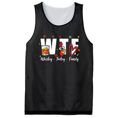 Funny Whiskey Turkey Family Bourbon Lovers Thanksgiving Mesh Reversible Basketball Jersey Tank