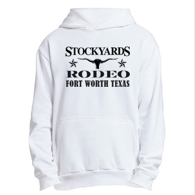 Fort Worth Texas Stockyards And Rodeo Cowboy Design Urban Pullover Hoodie