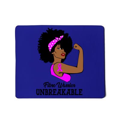 Fibro Warrior Unbreakable Strong Fibromyalgia Gift Mousepad