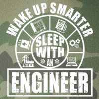 Funny Wake Up Smarter Sleep With A Engineer Legacy Tie Dye Trucker Hat