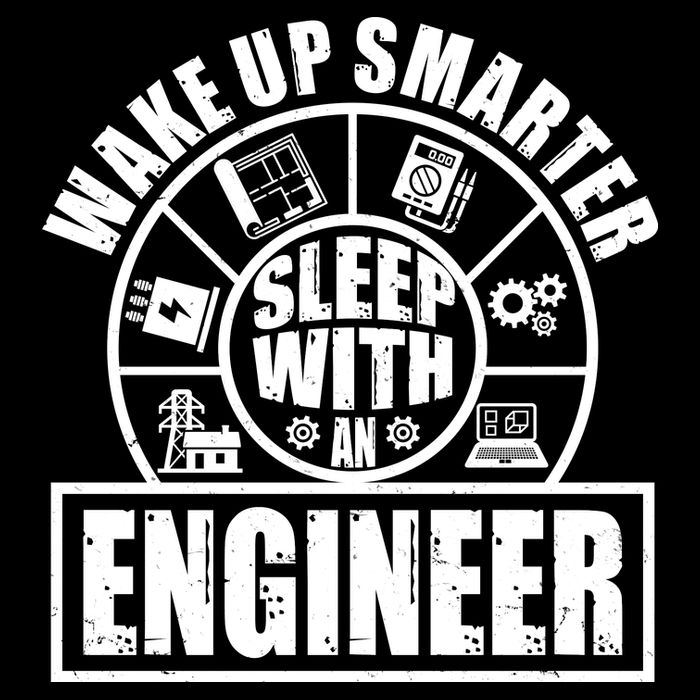 Funny Wake Up Smarter Sleep With A Engineer Drawstring Bag