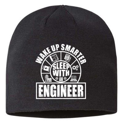 Funny Wake Up Smarter Sleep With A Engineer Sustainable Beanie