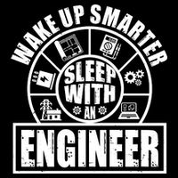 Funny Wake Up Smarter Sleep With A Engineer 16 in Basic Backpack