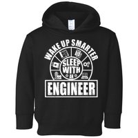 Funny Wake Up Smarter Sleep With A Engineer Toddler Hoodie