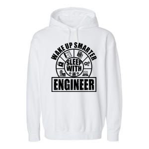 Funny Wake Up Smarter Sleep With A Engineer Garment-Dyed Fleece Hoodie