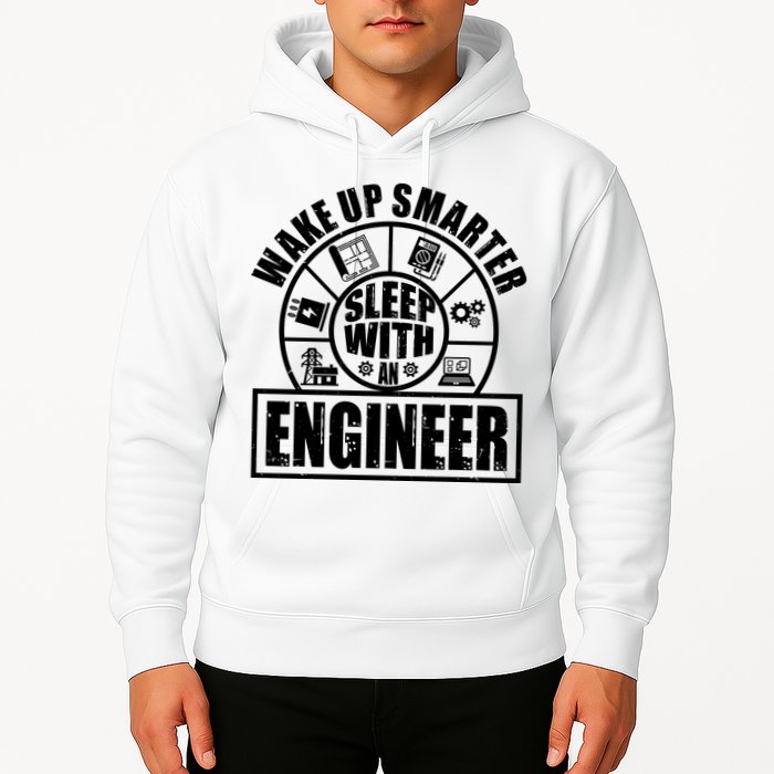 Funny Wake Up Smarter Sleep With A Engineer Hoodie