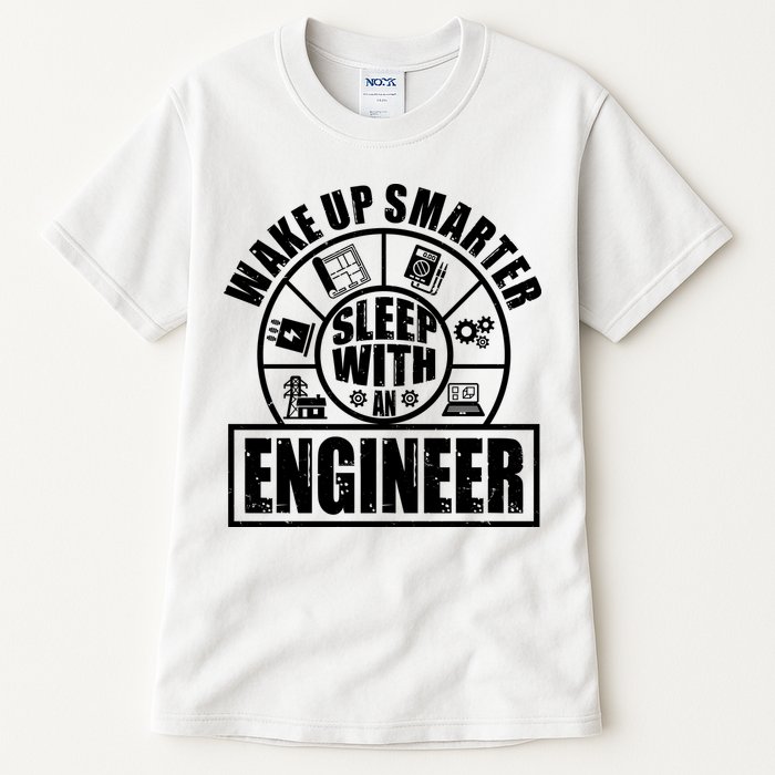 Funny Wake Up Smarter Sleep With A Engineer Tall T-Shirt