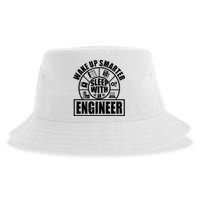 Funny Wake Up Smarter Sleep With A Engineer Sustainable Bucket Hat