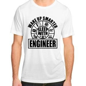 Funny Wake Up Smarter Sleep With A Engineer Adult ChromaSoft Performance T-Shirt