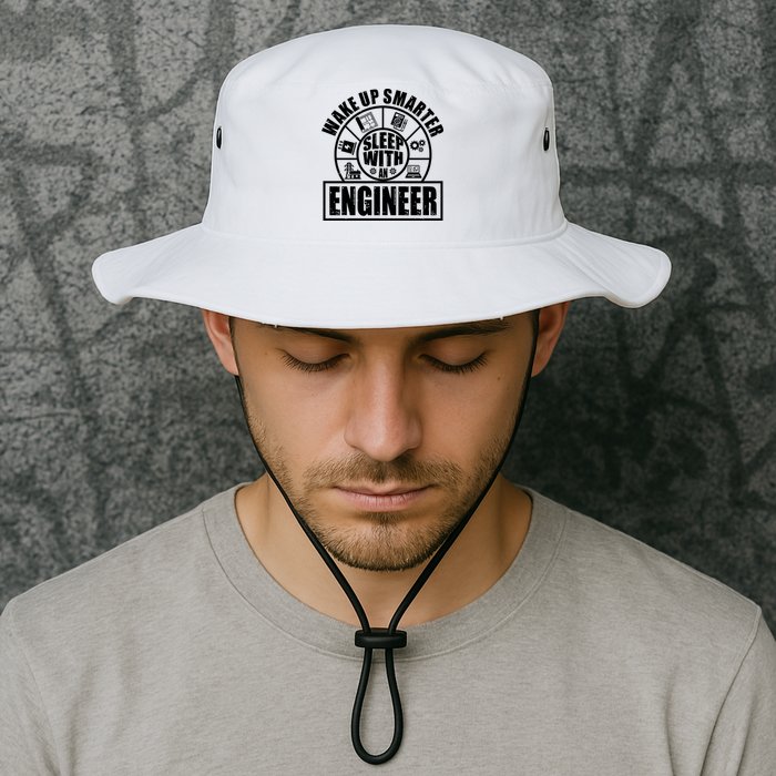 Funny Wake Up Smarter Sleep With A Engineer Bucket Hat