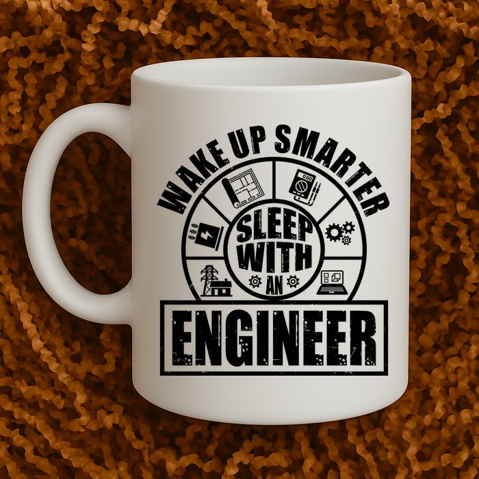 Funny Wake Up Smarter Sleep With A Engineer Mug