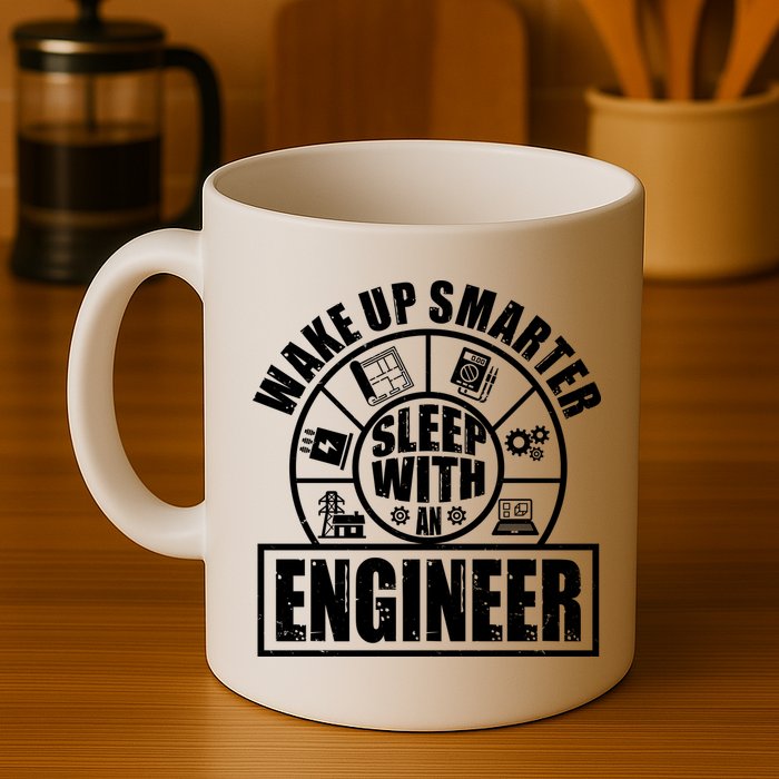 Funny Wake Up Smarter Sleep With A Engineer Mug
