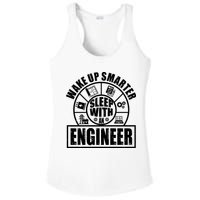 Funny Wake Up Smarter Sleep With A Engineer Ladies PosiCharge Competitor Racerback Tank