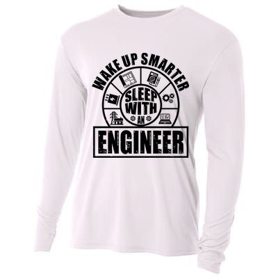 Funny Wake Up Smarter Sleep With A Engineer Cooling Performance Long Sleeve Crew