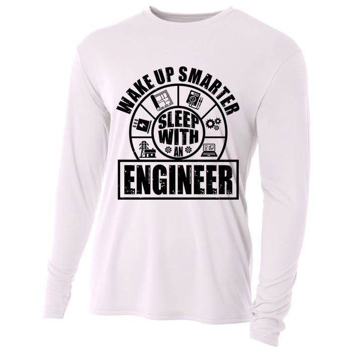 Funny Wake Up Smarter Sleep With A Engineer Cooling Performance Long Sleeve Crew
