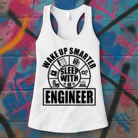 Funny Wake Up Smarter Sleep With A Engineer Womens Tank Top