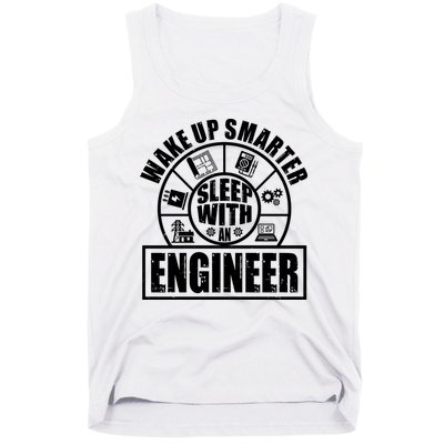 Funny Wake Up Smarter Sleep With A Engineer Tank Top