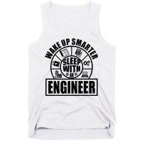 Funny Wake Up Smarter Sleep With A Engineer Tank Top