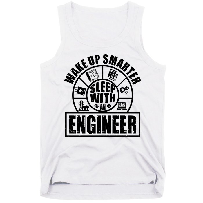 Funny Wake Up Smarter Sleep With A Engineer Tank Top