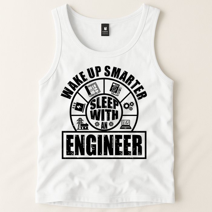 Funny Wake Up Smarter Sleep With A Engineer Tank Top