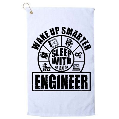 Funny Wake Up Smarter Sleep With A Engineer Golf Towel
