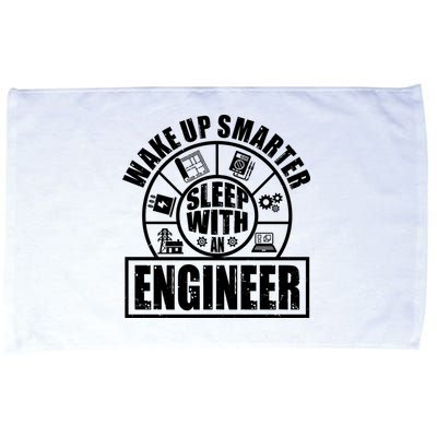 Funny Wake Up Smarter Sleep With A Engineer Microfiber Hand Towel