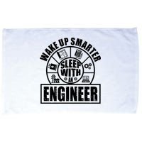 Funny Wake Up Smarter Sleep With A Engineer Microfiber Hand Towel