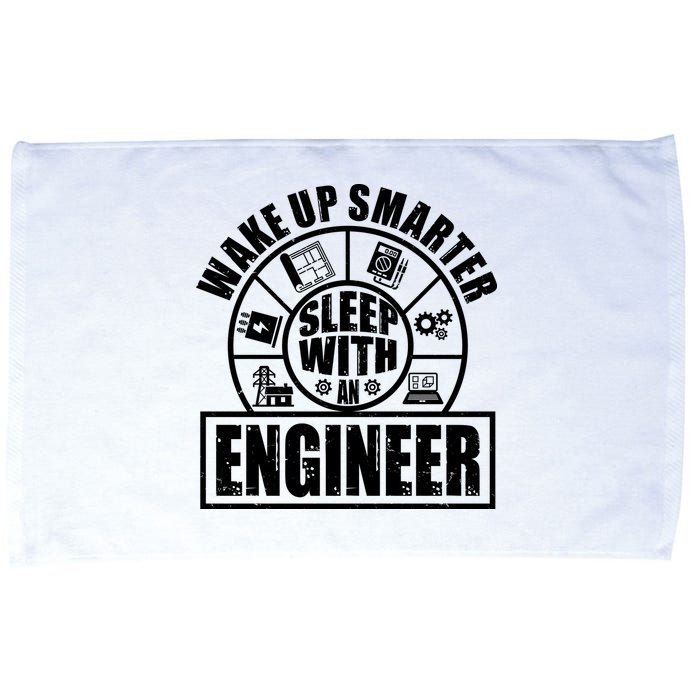 Funny Wake Up Smarter Sleep With A Engineer Microfiber Hand Towel