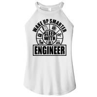 Funny Wake Up Smarter Sleep With A Engineer Women's Perfect Tri Rocker Tank