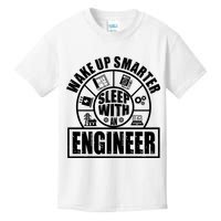Funny Wake Up Smarter Sleep With A Engineer Kids T-Shirt