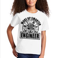 Funny Wake Up Smarter Sleep With A Engineer Kids T-Shirt