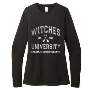 Funny Witches University Salem Massachusetts Witch College Womens CVC Long Sleeve Shirt