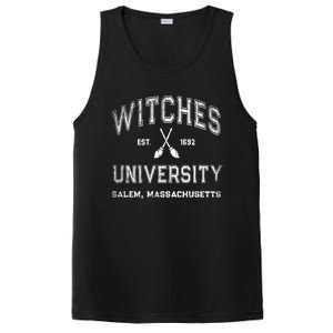 Funny Witches University Salem Massachusetts Witch College PosiCharge Competitor Tank