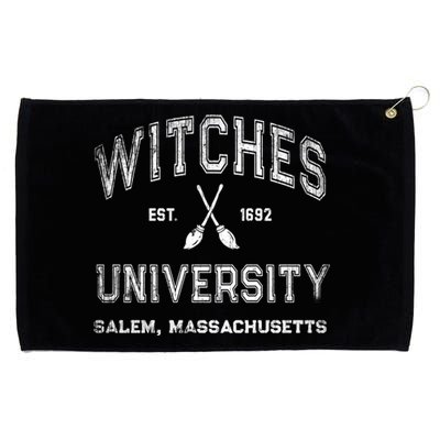 Funny Witches University Salem Massachusetts Witch College Grommeted Golf Towel