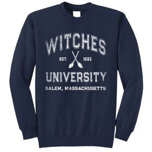 Funny Witches University Salem Massachusetts Witch College Tall Sweatshirt