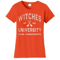 Funny Witches University Salem Massachusetts Witch College Women's T-Shirt