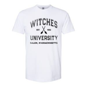 Funny Witches University Salem Massachusetts Witch College Softstyle CVC T-Shirt