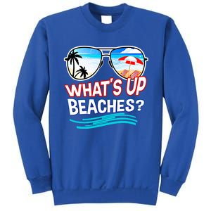 Funny Whats Up Beaches Family Vacation Matching Gift Sweatshirt