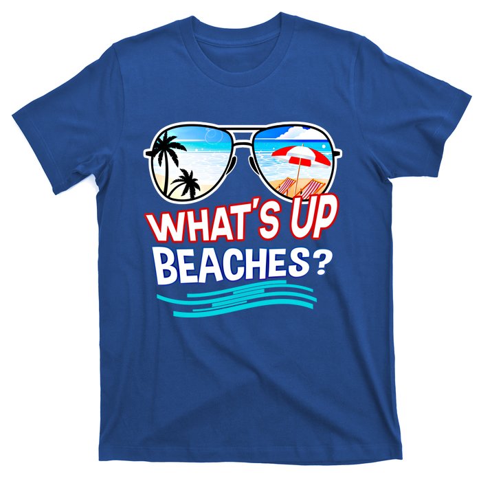 Funny Whats Up Beaches Family Vacation Matching Gift T-Shirt