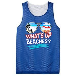 Funny Whats Up Beaches Family Vacation Matching Gift Mesh Reversible Basketball Jersey Tank