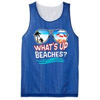 Funny Whats Up Beaches Family Vacation Matching Gift Mesh Reversible Basketball Jersey Tank