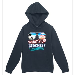 Funny Whats Up Beaches Family Vacation Matching Gift Urban Pullover Hoodie