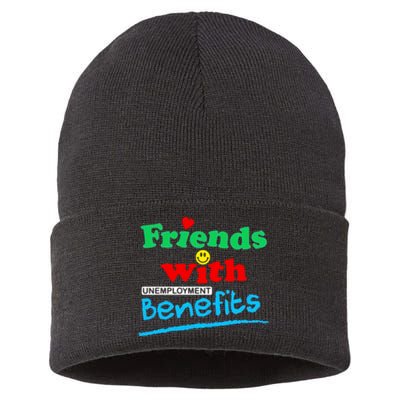 Friends With Unemployment Benefits Sustainable Knit Beanie