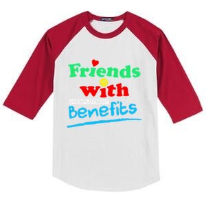 Friends With Unemployment Benefits Kids Colorblock Raglan Jersey