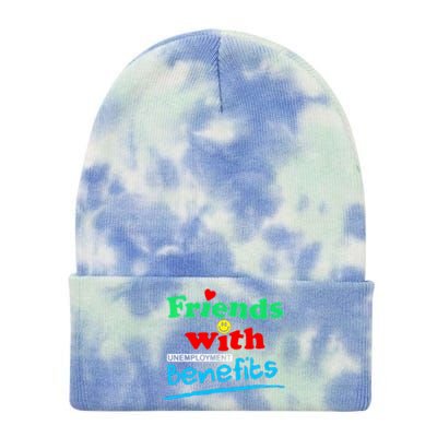 Friends With Unemployment Benefits Tie Dye 12in Knit Beanie