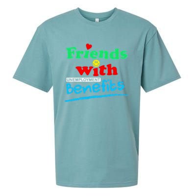 Friends With Unemployment Benefits Sueded Cloud Jersey T-Shirt